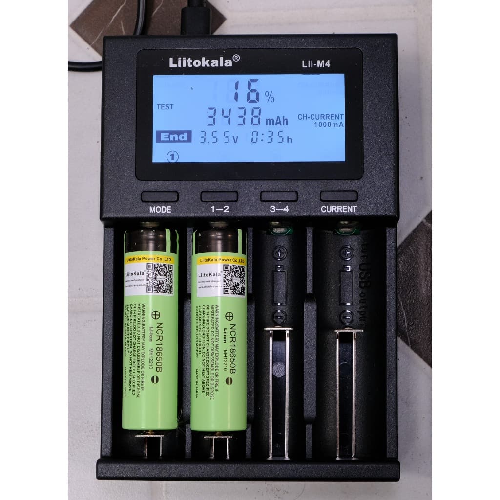 ถ่านชาร์จ 18650 แท้ Liitokala NCR18650B 3400mah หัวนูน 1 ก้อน ประกันความแท้โดย บริษัท LiitoKala รูปที่ 4