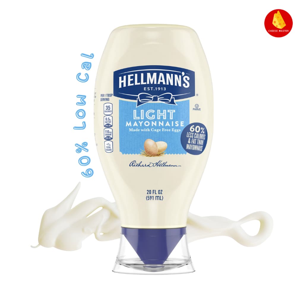 มายองเนส แคลต่ำ เฮลแมนส์ ไลท์ 250 มล. Hellmann's Light Squeezy Mayonnaise 250Ml Low Calories รูปที่ 1