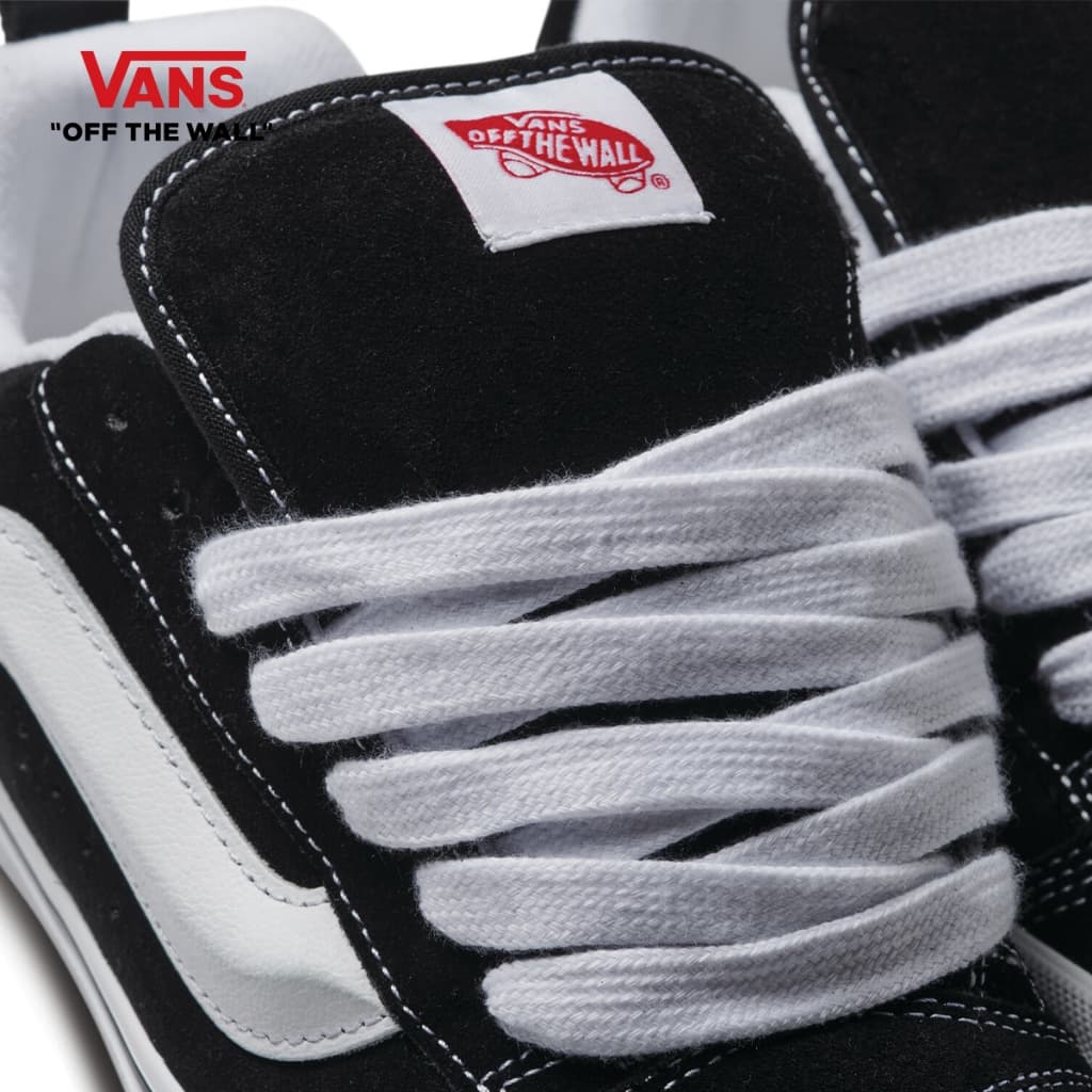 VANS KNU SKOOL - BLACK/TRUE WHITE รองเท้าผ้าใบ ชาย หญิง รูปที่ 4