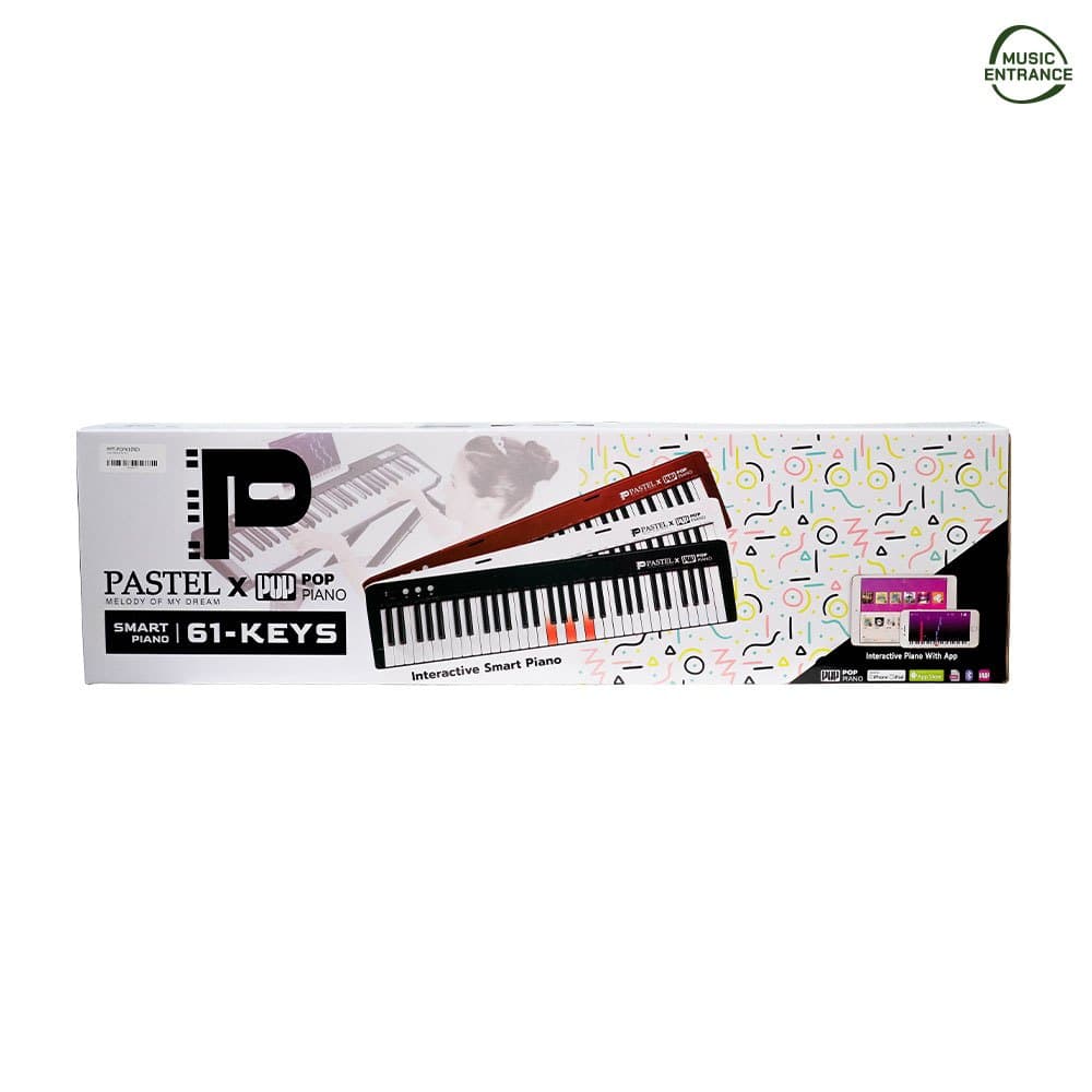 Pastel POPPIANO 61 คีย์บอร์ด เปียโน 61คีย์ พร้อม Touching Key มีแบตเตอรี่ MIDI Bluetooth | Piano Keyboard Organ Electone รูปที่ 9
