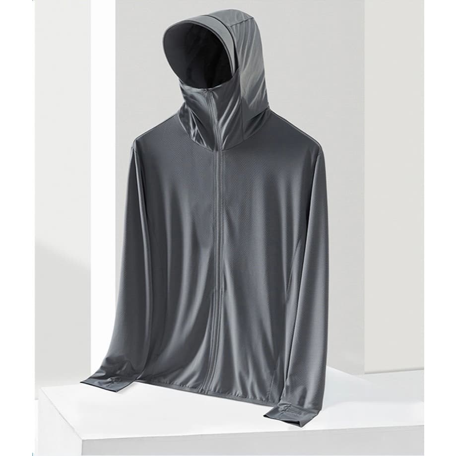 เสื้อแจ็กแก็ตผู้ชาย มีฮู้ด ระบายอากาศ ป้องกันแสงแดด FSY-2225 รูปที่ 5