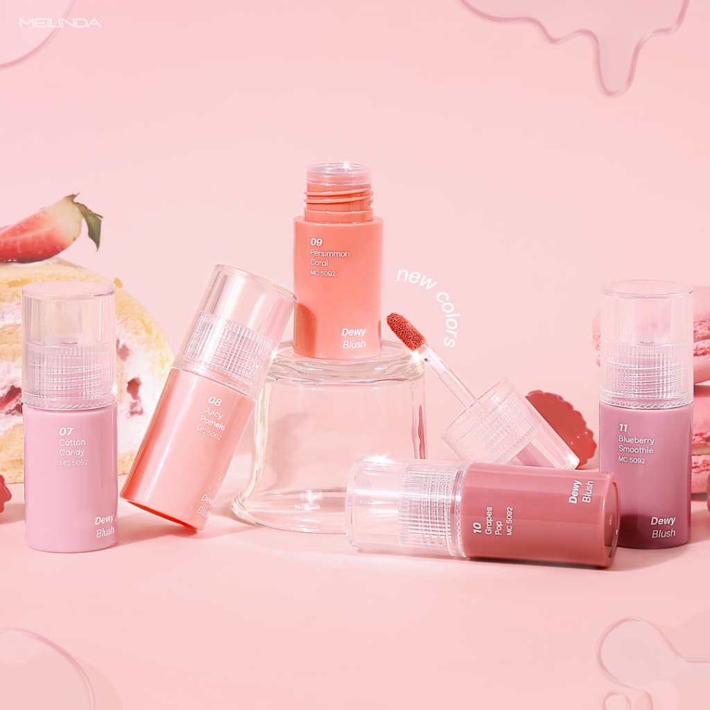 บลัชออน เนื้อครีม เมลินดา เนื้อลิควิด MEILINDA EXTRAORDINARY DEWY BLUSH รูปที่ 2