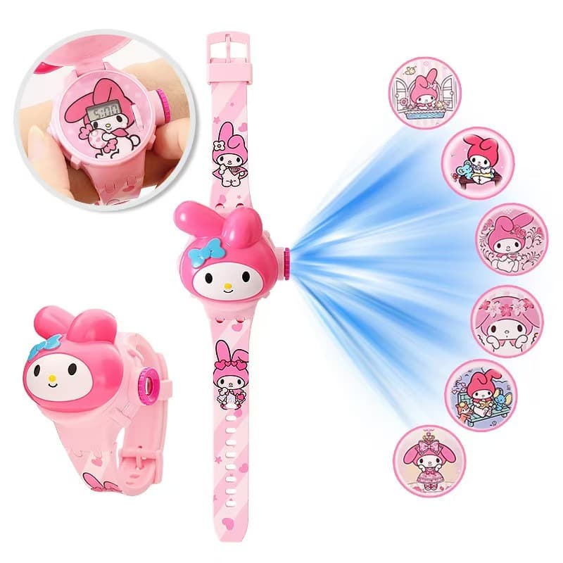 นาฬิกาข้อมือเด็กลายการ์ตูนรุ้นไฟฉาย Babywatchสำหรับเด็กผู้หญิงผุ้ชายแฟชั่นนักเรียนรุ่นหัวตุ๊กตา ส่งด่วน ส่งจากไทย TF รูปที่ 3