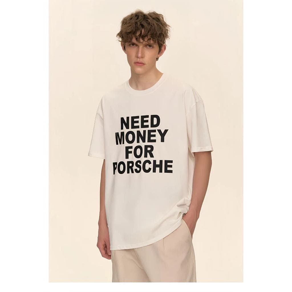 Angle Official เสื้อยืดผู้หญิง Oversize เสื้อแขนสั้น สไตล์มินิมอล ใส่สบาย แฟชั่นเกาหลี T84 รูปที่ 8
