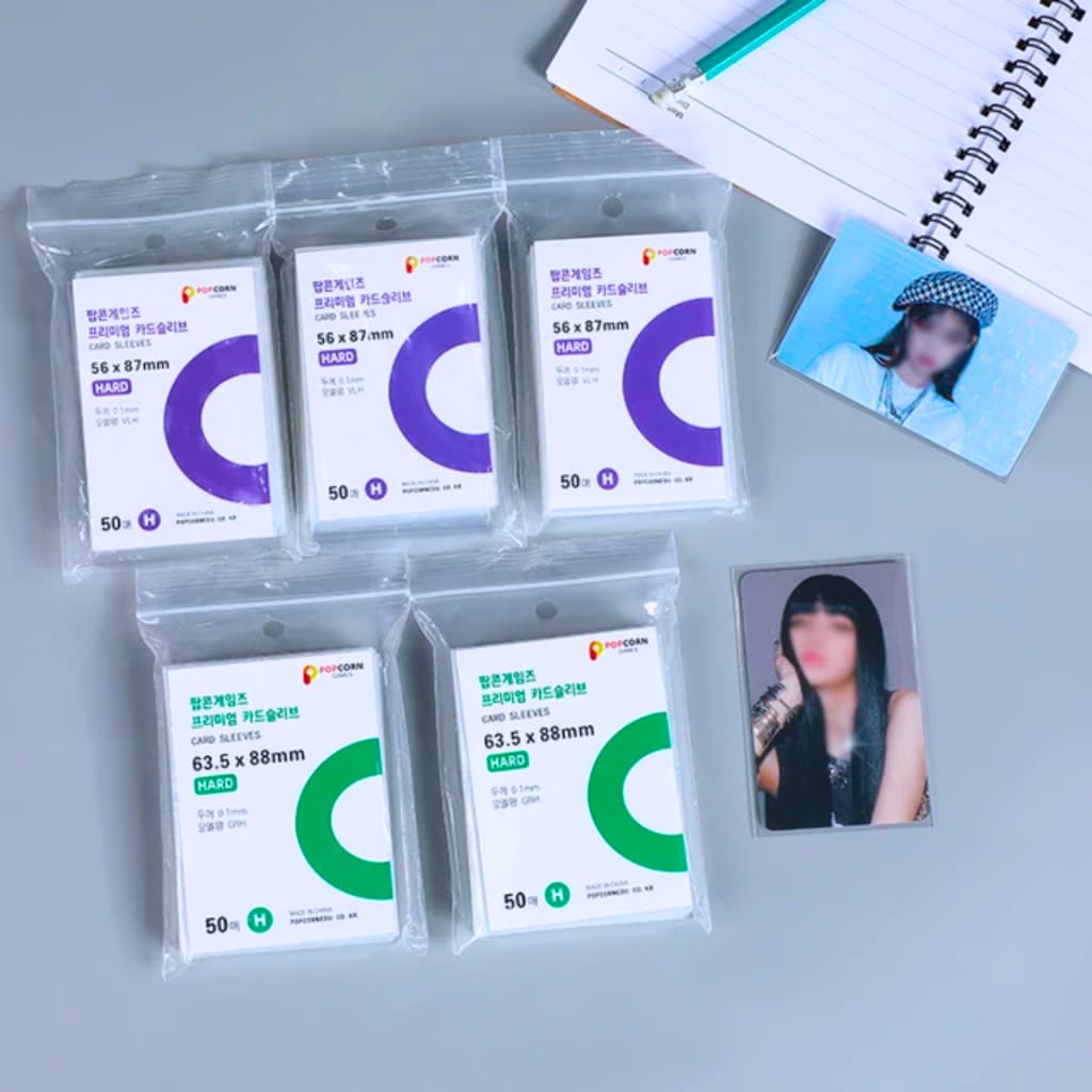 ซองใสแก้ว ซองพลาสติกใส ขนาด56*87,63.5*88mm. หนา 90ไมครอน ใส่การ์ด รูป บัตร Sleeve รูปที่ 1
