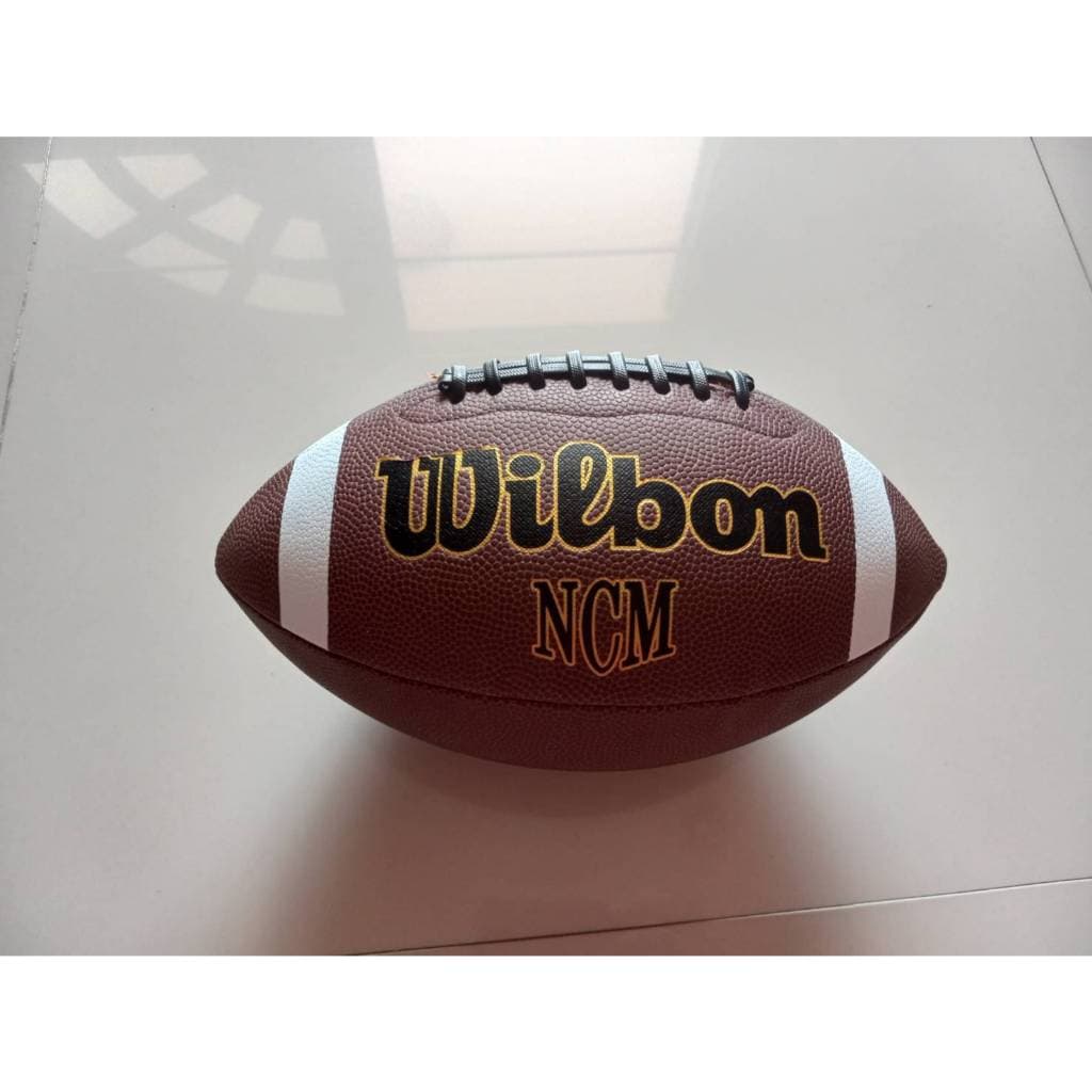 อเมริกันฟุตบอล american football รักบี้ หนังเทียม ขนาดมาตรฐาน เบอร์ 9 รูปที่ 1