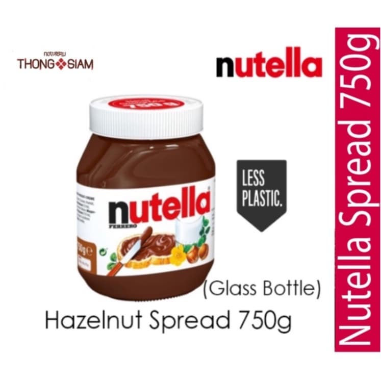 Nutella Spread 750g 1kg. นูเทลล่า 200 350 750 825 1000 กรัม รูปที่ 2