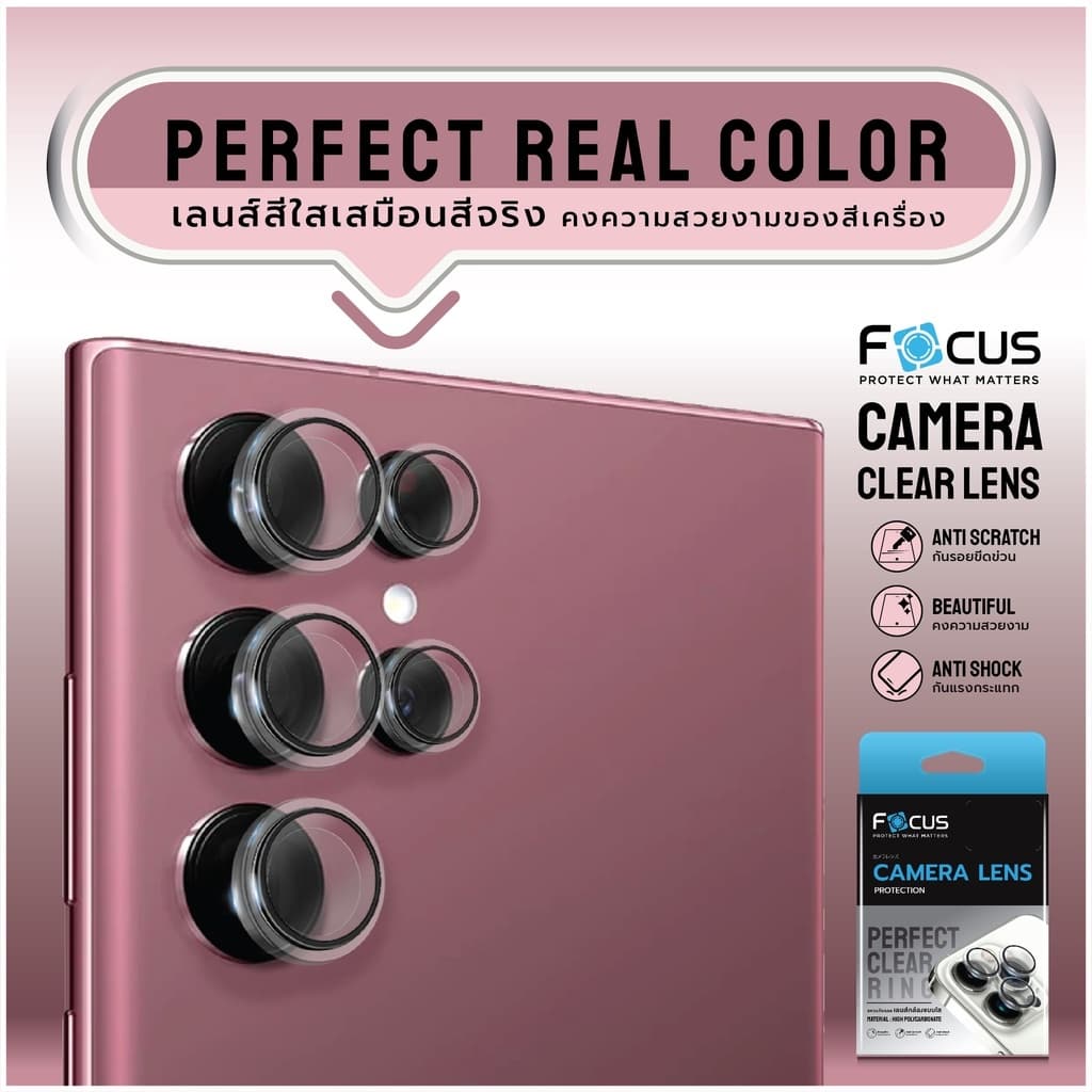 Focus Focus Perfect Clear Ring สำหรับ Apple iPad Air 8 7 6 2024/Air4/5 10.9in/Mini 6 Gen10/11 รูปที่ 4