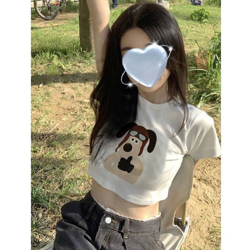 เสื้อคู่ เสื้อยืด คอกลมวินเทจ แขนสั้น เสื้อคู่แฟน E8007-ES8007 รูปที่ 6