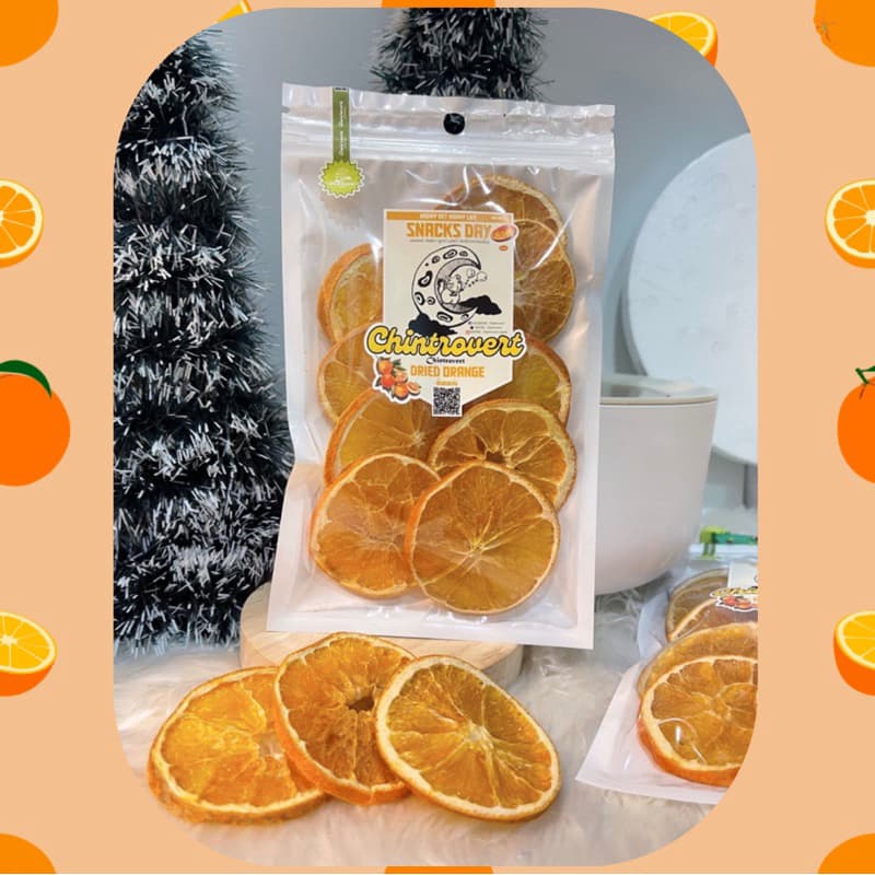 Chintrovert | Dried Oranges ส้มอบแห้ง เกรดคนทานได้ | กระต่าย ชินชิล่า แฮมเตอร์ แกสบี้ สัตว์ฟันแทะ รูปที่ 5