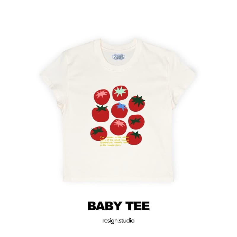 Resign.studio เสื้อ babytee - Tomato Berry รูปที่ 3