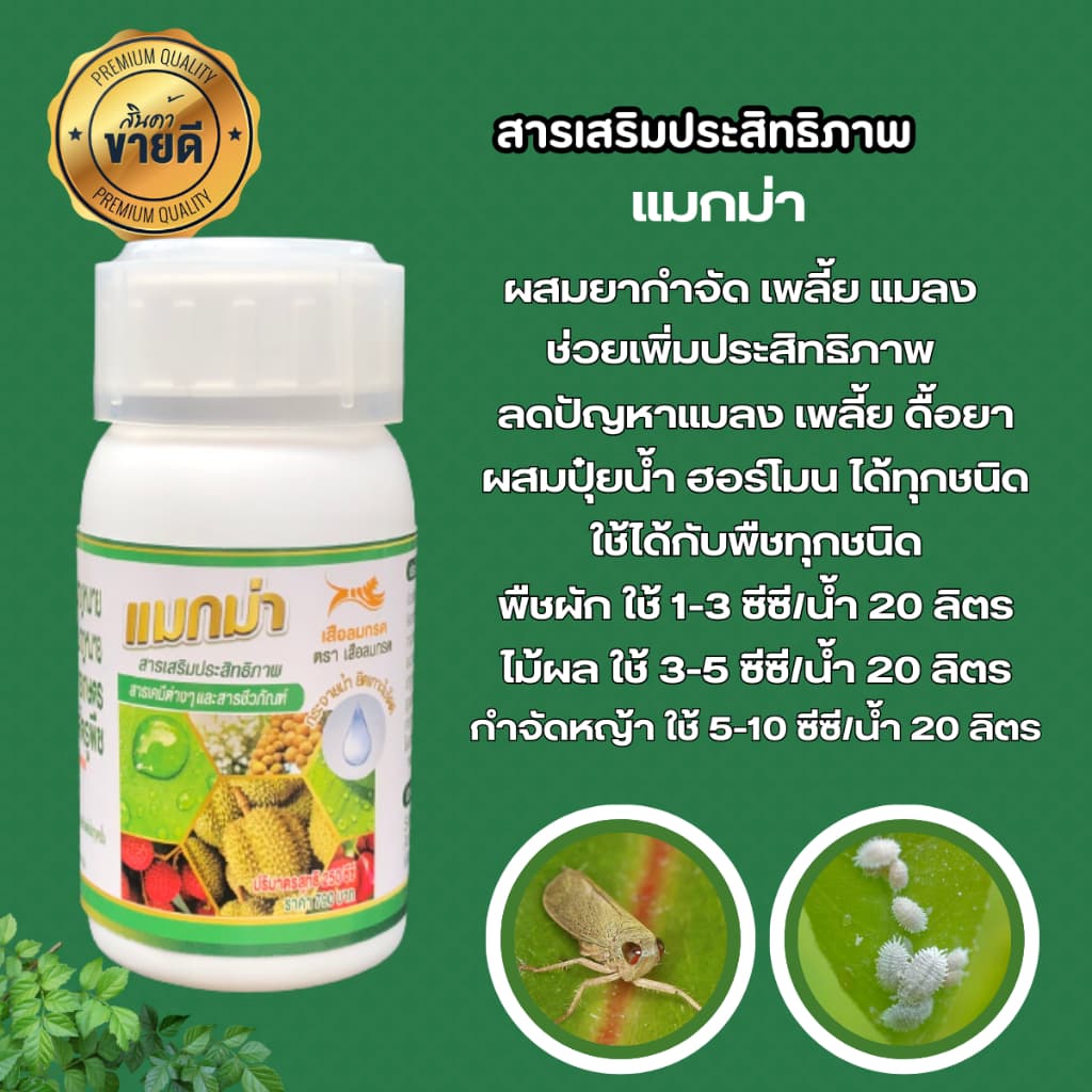 แมกม่าลาวา แมกม่า สารจับใบ ต้านเพลี้ยลดการหลุดร่วง + ปุ๋ยนำ้ลาวา เร่งฟื้นฟูต้น เพิ่มปริมาณผลผลิต รูปที่ 5