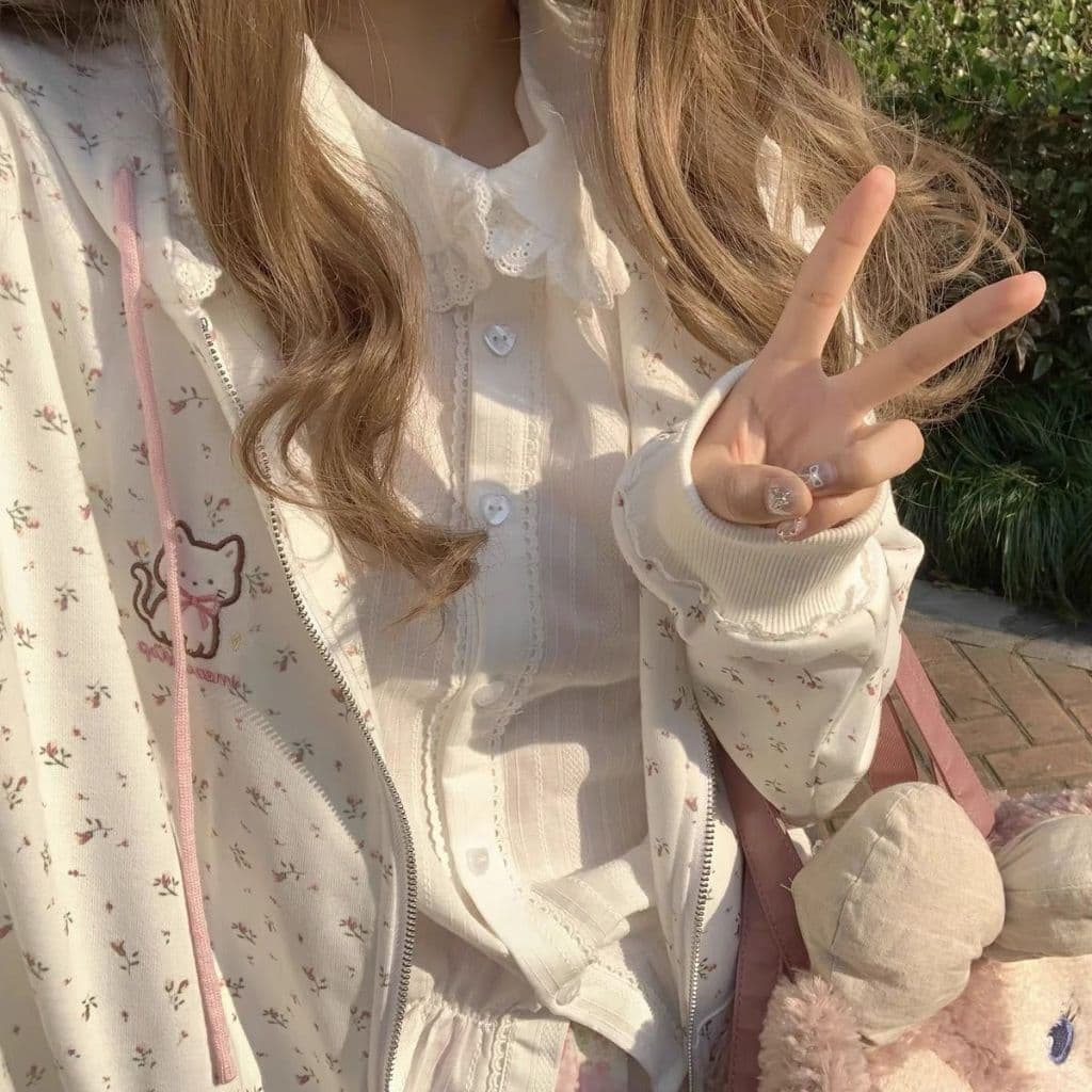Dulcea⭐ ⭐เสื้อกันหนาว เสื้อฮู้ด แขนยาว 2024สินค้ามาใหม่ เกาหลี ใส่สบายๆ ทรงหลวม สไตล์สปอร์ต #21881 รูปที่ 3