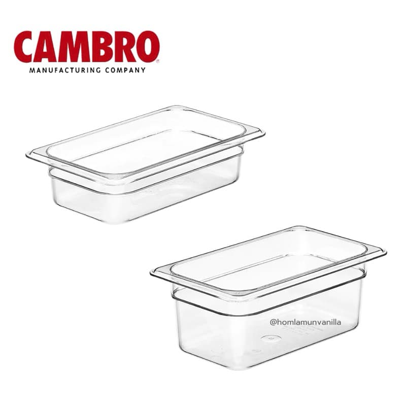 Cambro Food Pan and Lid กล่องบรรจุอาหาร โพลีคาร์บอนเนต ทรงสีเหลี่ยมพร้อมฝาปิด รุ่น Camware Food Pan Seal Cover รูปที่ 6