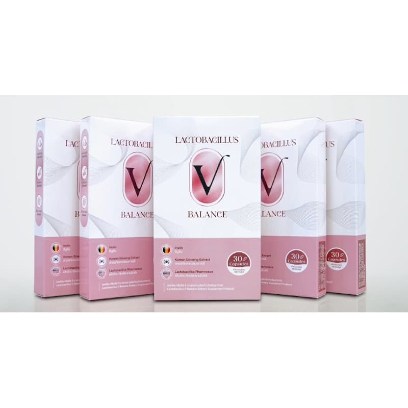Lactobacillus V Balance แลคโตบาซิลลัส ที่มุ่งตรงไปที่ช่องคลอด วิตามินปรับสมดุลช่องคลอด ลดตกขาวเรื้อรัง/การติดเชื้อ hpv รูปที่ 3