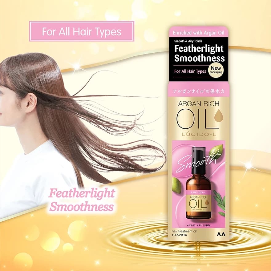 ลูซิโด แอล อาร์แกน ออยล์ ทรีทเม้นท์ สมูท 60 มล / Lucido-L Argan Oil Hair Treatment smooth 60 ml. รูปที่ 4