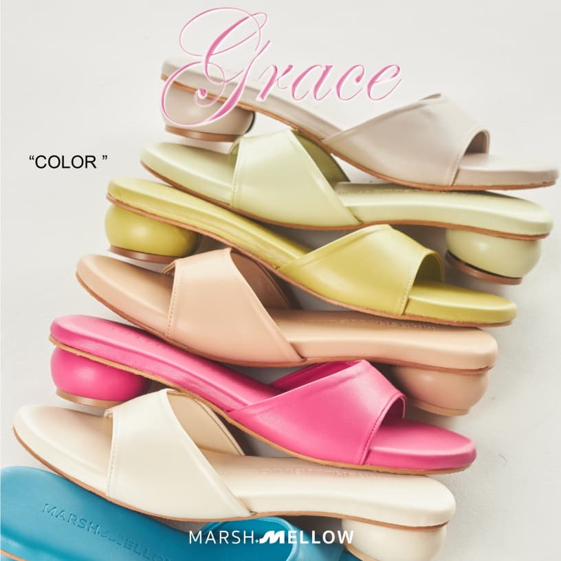 GRACE - MARSHMELLOW ปรับคุณภาพใหม่ รองเท้าผู้หญิงส้นสูง ใส่สบายเท้า รูปที่ 1