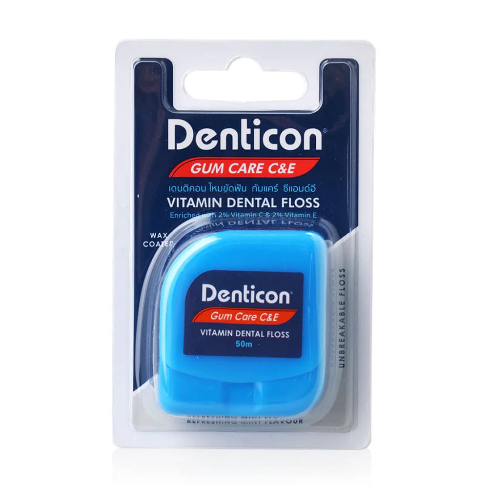 เดนติคอน ไหมขัดฟัน กัมแคร์ ซีแอนด์อี 50ม./Denticon Gum Care C&E Dental Floss 50m. รูปที่ 2
