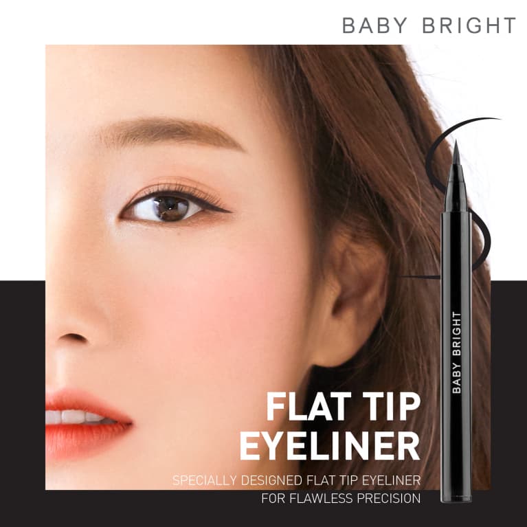 Baby Bright แฟลตทิปอายไลน์เนอร์ 0.7g เบบี้ไบร์ท รูปที่ 4