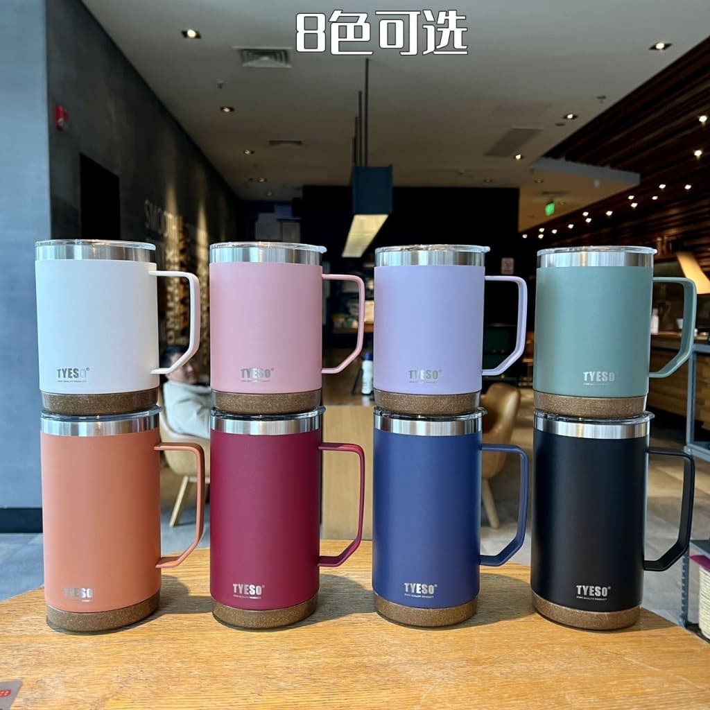 TYESO แท้ แก้วกาแฟความจุขนาดใหญ่พร้อมที่จับ 710ml รูปที่ 1