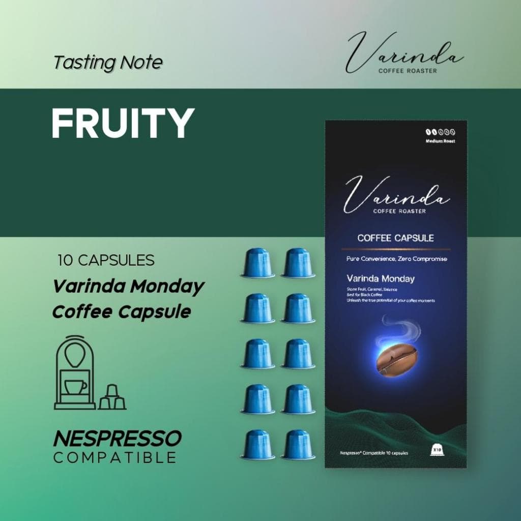 แคปซูลกาแฟ Nespresso โทนฟรุ๊ตตี้ Varinda Monday | Coffee Capsule รูปที่ 1
