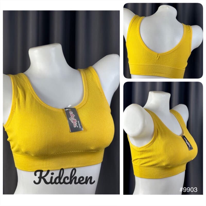 Sportbra สปอร์ตบรา เสื้อในไม่โครงแบบสวม AMBRA#3309 รูปที่ 9