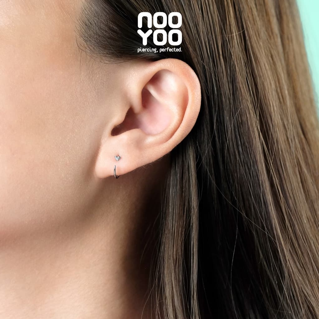NooYoo ต่างหูสำหรับผิวแพ้ง่าย Open Claw Surgical Steel รูปที่ 8