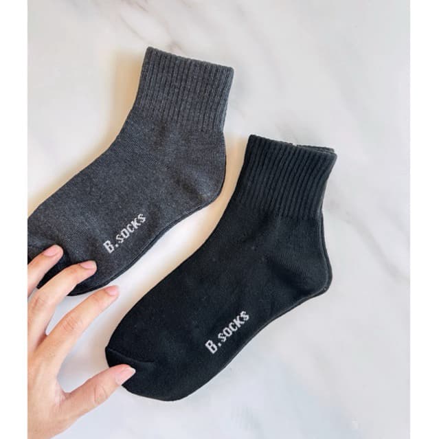 " ใส่ทำงาน " ถุงเท้าข้อกลางฺ Bsock คุณภาพคุ้มราคา ยืดได้มาก เหมาะกับคนเท้าใหญ่ ใส่สบายเท้าไม่เหม็น ของไทย รูปที่ 6