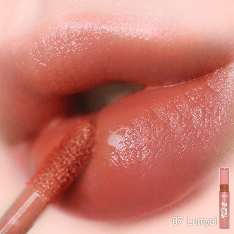 SASI sugar rush! lip tint 3g ศศิ ซูการ์ รัช ลิป ทิน แท้ 100% หลอดพลาสติกสีแดง รุ่นเก่าและรุ่นใหม่ รูปที่ 9