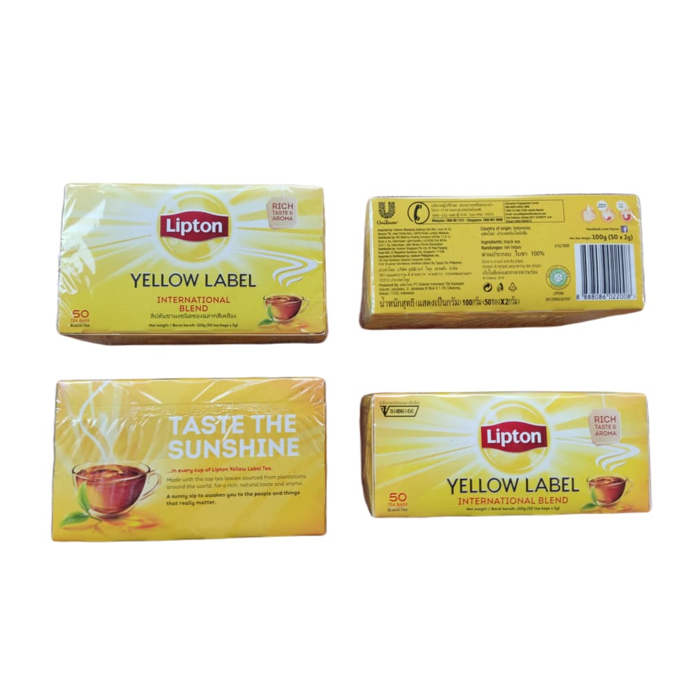 Lipton ชาลิปตัน แบบซองจุ่ม 25 50 และ 100 ซอง กลิ่นหอม รสชาติดี สุดๆ รูปที่ 3