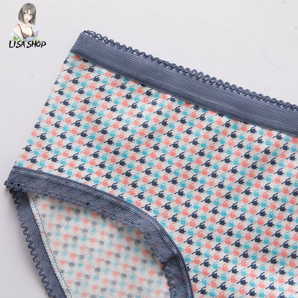 กางเกงชั้นในผ้านิ่มเอวกลาง สไตล์ญี่ปุ่น น่ารัก สวมใส่สบาย CS028 รูปที่ 3