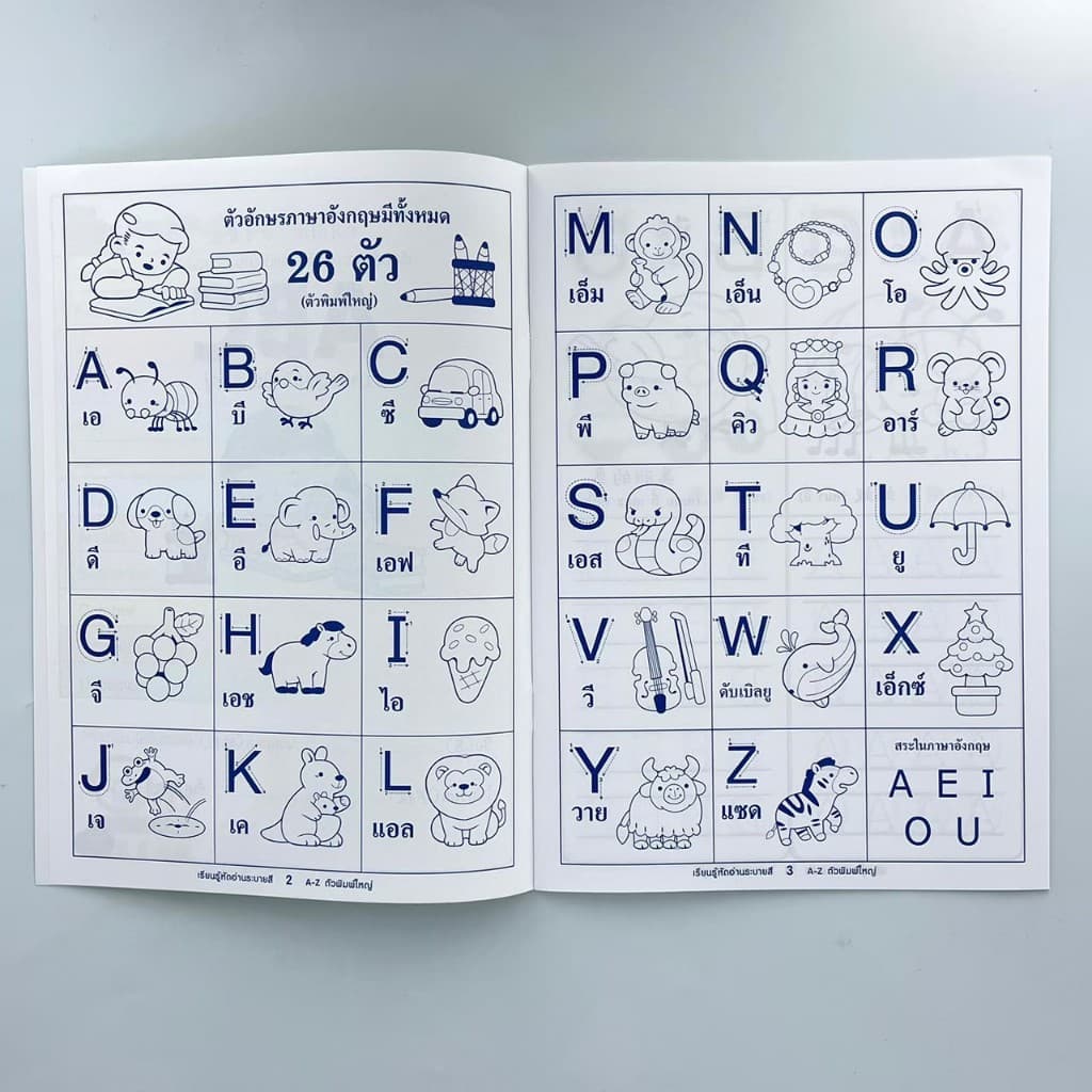kidtuk หนังสือ แบบฝึกคัดลายมือ ระบายสี ลากเส้น พัฒนาการเด็ก เตรียมความพร้อม เด็กอนุบาล ราคาพิเศษ จากโรงพิมพ์ รูปที่ 4