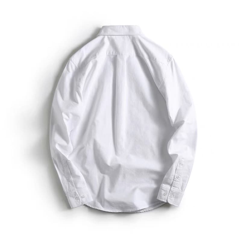 เสื้อเชิ้ตคอปกแขนยาว 5สี เสื้อเชิ้ตไซส์ใหญ่ เสื้อเชิ้ตผู้ชายไซส์ใหญ่ รูปที่ 2