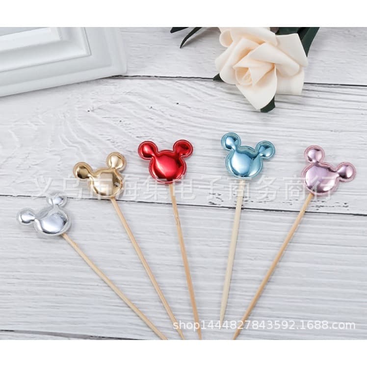 ป้ายปักเค้ก ตกแต่งเค้ก ป้ายมีมิติ สีน่ารัก สีเงาสวย สินค้า นะคะ รูปที่ 8