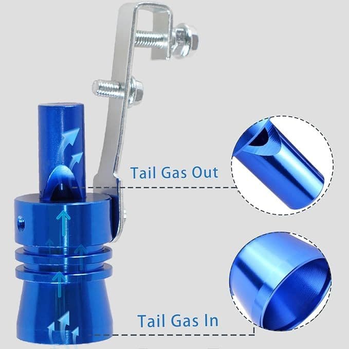 ตัวแปลงเสียงท่อรถยนต์ หวีดเทอร์โบ อุปกรณ์ติดท่อไอเสียแต่งเสียงเทอร์โบ Car Exhaust Pipe Sounder สำหรับท่อไอเสีย รูปที่ 5