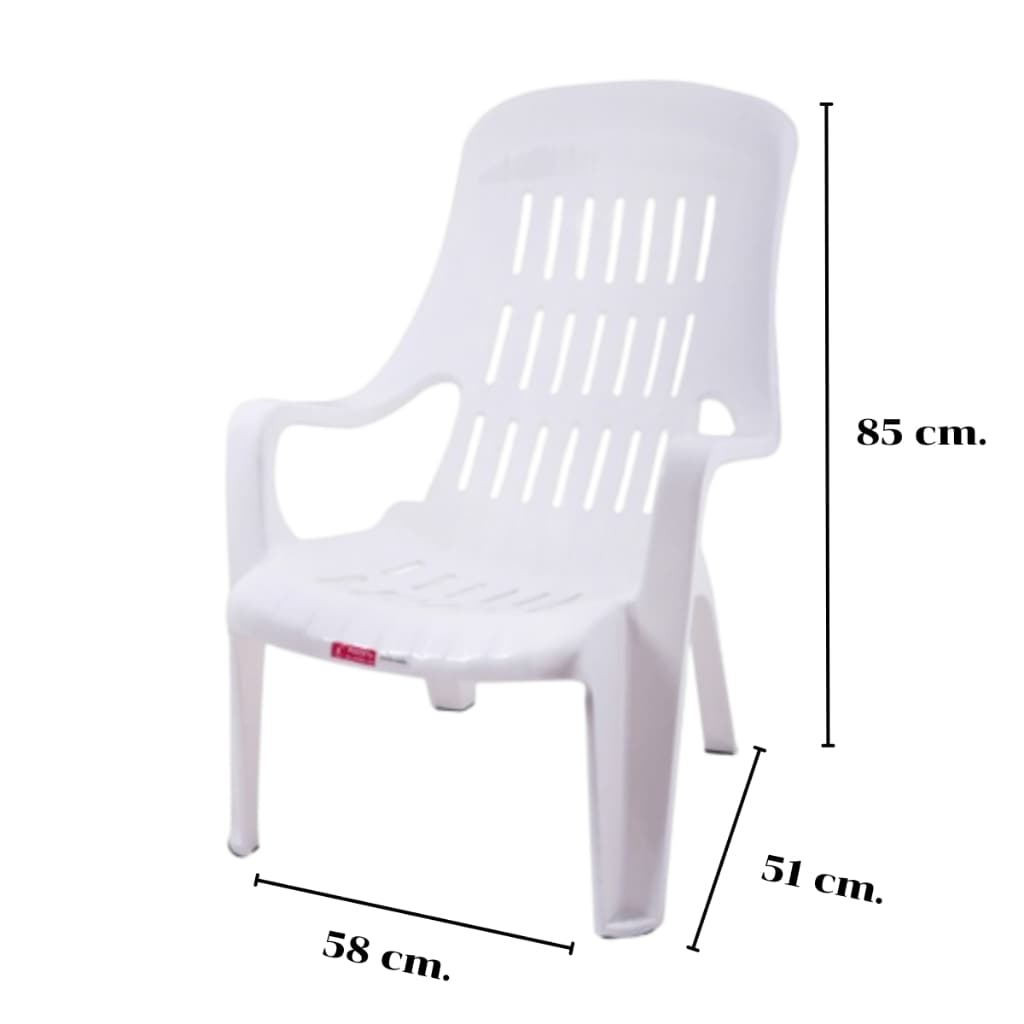 เก้าอี้เอนหลัง มีกันลื่น ขนาด 55.5 x 46 x 84.5 ซม. มีให้เลือก 8 สี รูปที่ 5