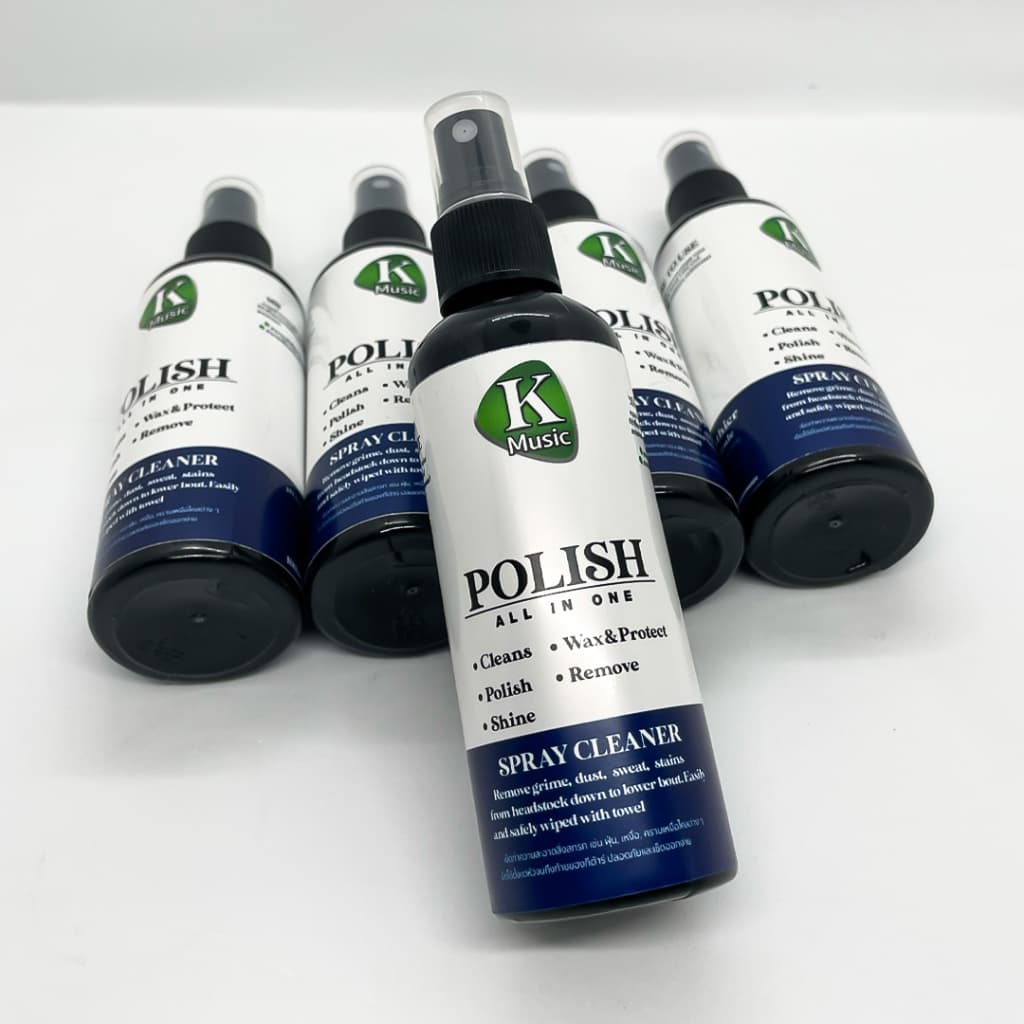 All-in-One น้ำยาทำความสะอาด สลายคราบเหงื่อ เคลือบเงากีต้าร์ เช็ดได้ทุกวัสดุ ขนาด 100ml แถมผ้า 1 ผืน รูปที่ 7