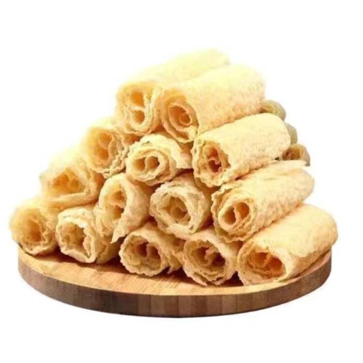 ‼120g ฟองเต้าหู้ม้วน 响鈴卷 ทานคู่ชาบู สุกี้ หม้อไฟจีน จุ่ม3วิสุก สะดวก อร่อย 120g รูปที่ 5
