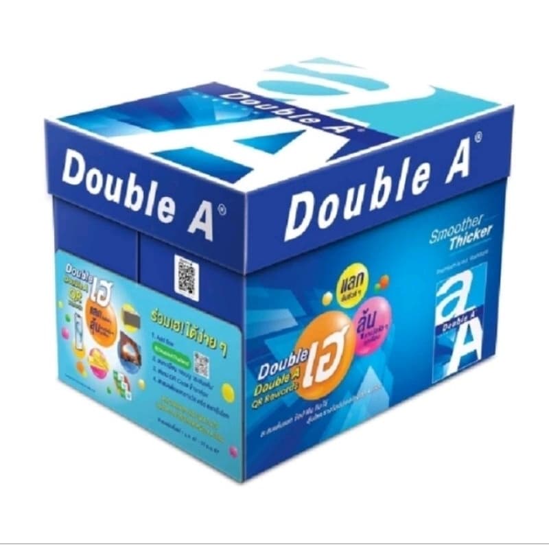 ยกกล่อง5รีม Double A กระดาษถ่ายเอกสาร 80 แกรม ขนาด A4 บรรจุ5รีม รูปที่ 1