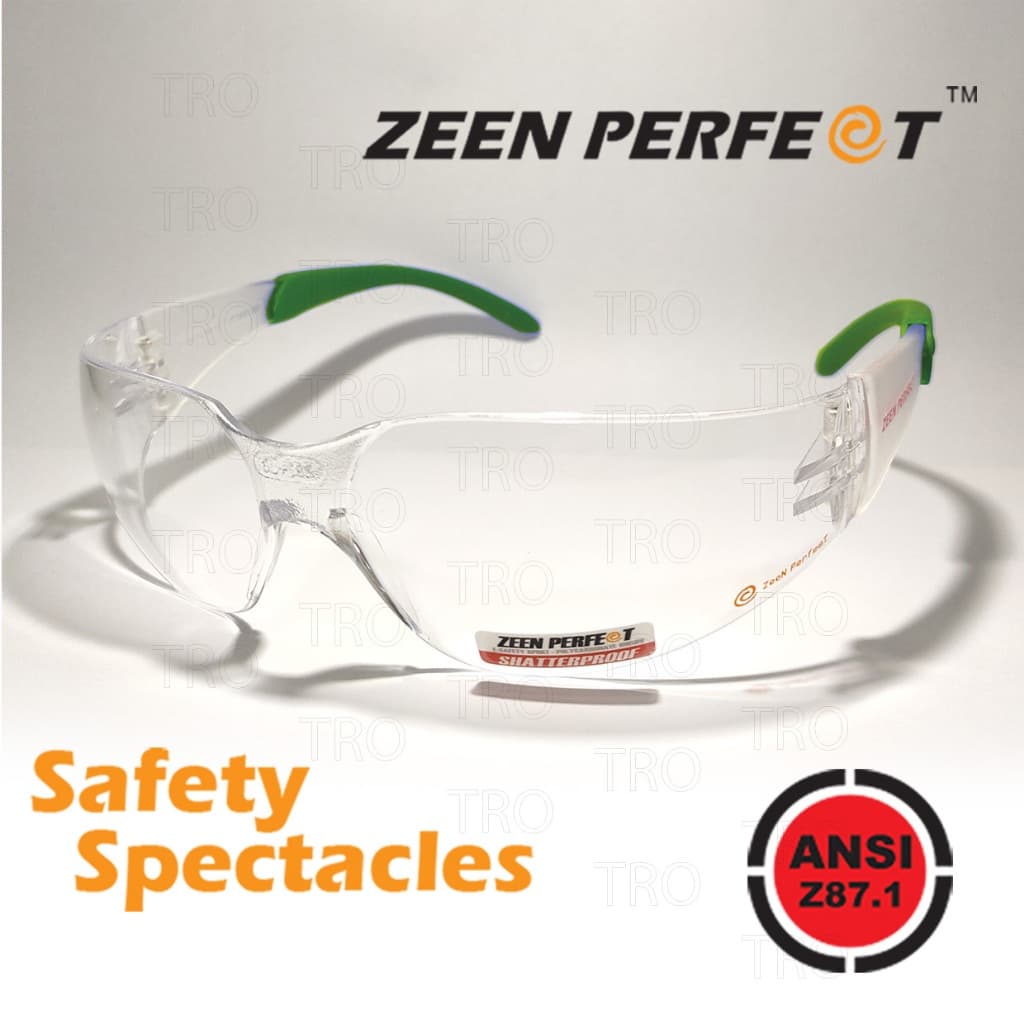 แว่น Safety ZEEN PERFECT รุ่น 9060TIP ขาสี Passes ANSI Z87.1 USA Standard ALL UV Protection รูปที่ 7
