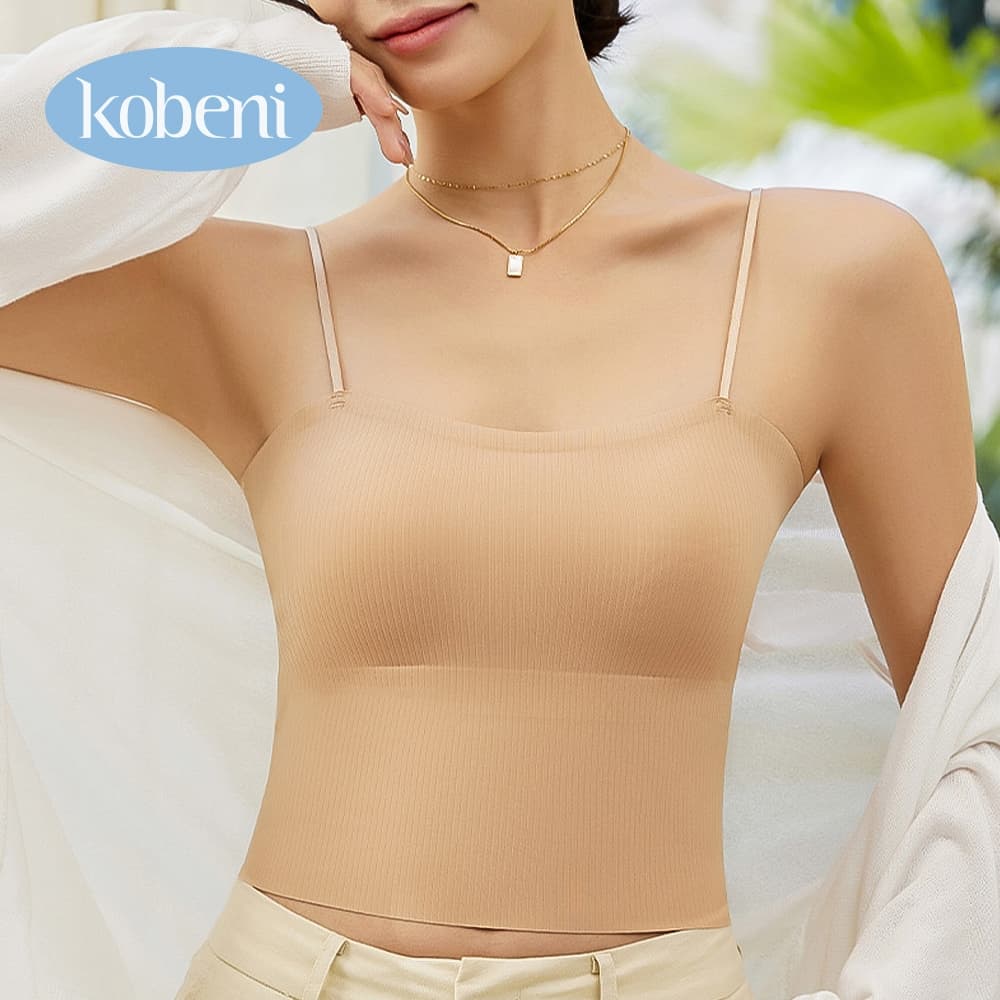 ⭐KOBENI⭐ชุดชั้นในหญิง เสื้อในผู้หญิง เสือใน ชุดชั้นใน สายเดี่ยว แบบเต็มตัวและครึ่งตัว เสื้อสายเดี่ยว บรา ชุดชั้นใน มีฟอง รูปที่ 2