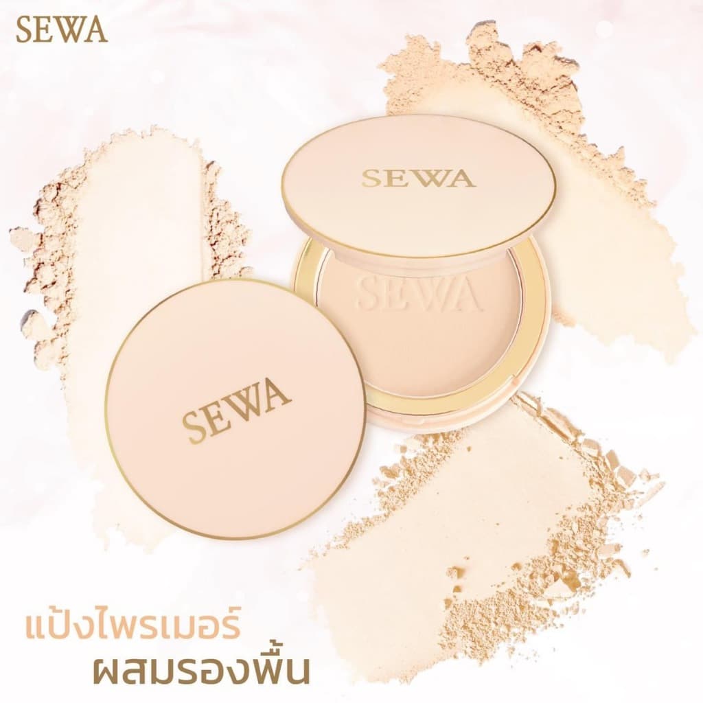 Sewa Primer Foundation Finish Compact SPF 30 PA++++ 10 g. เซวา แป้งไพรเมอร์ผสมรองพื้น มีให้เลือก คุมมัน กันแแดด รูปที่ 8