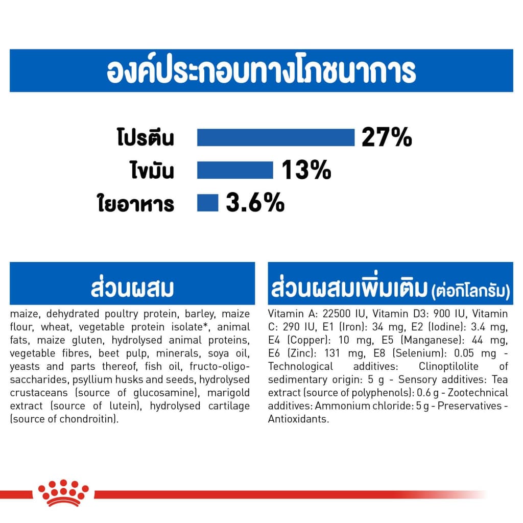Royal Canin Indoor 7+ 3.5Kg /1.5kg. สำหรับ แมว อาศัยในบ้านอายุ 7 ปีขึ้นไป แมวแก่ 3.5 kg /1.5kg. รูปที่ 4