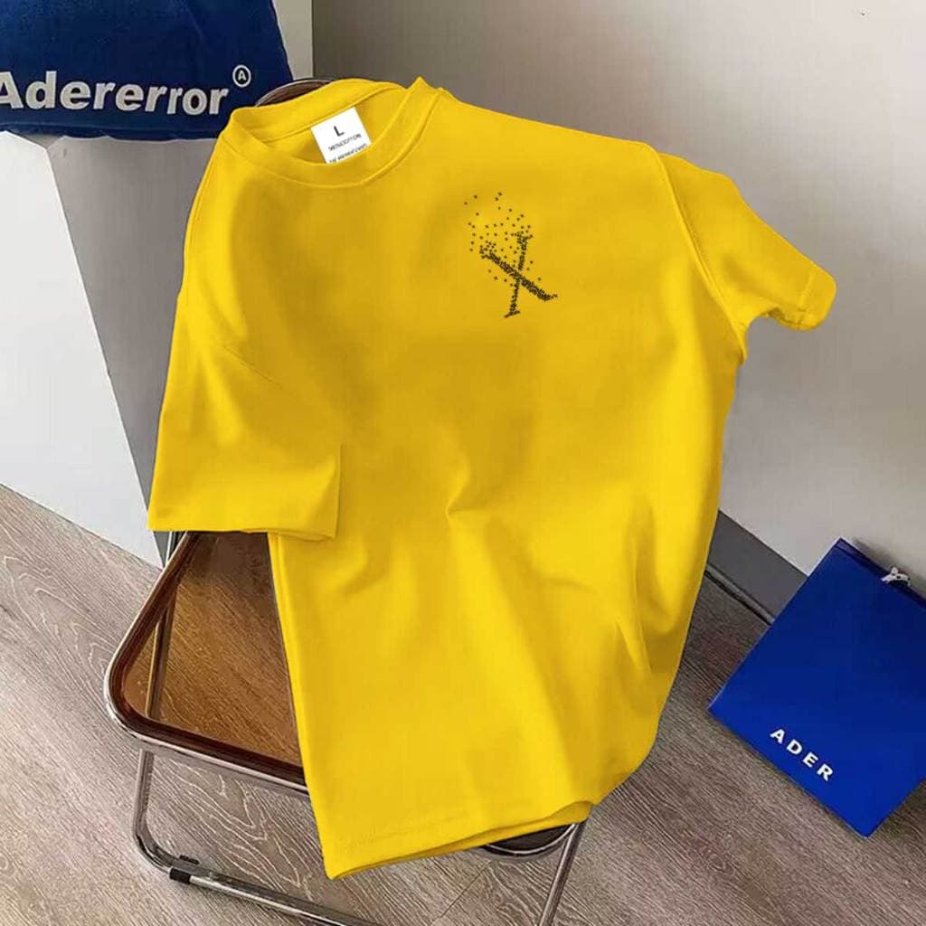 //BK-727 เสื้อยืดแฟชั่น ผ้าคอตตอนผสมโพลี เนื้อผ้านุ่มระบายอากาศดี เสื้อแขนสั้นวินเทจทรงตรงไซส์ไม่เล็ก ใส่ได้ทั้ง ญ/ช รูปที่ 2