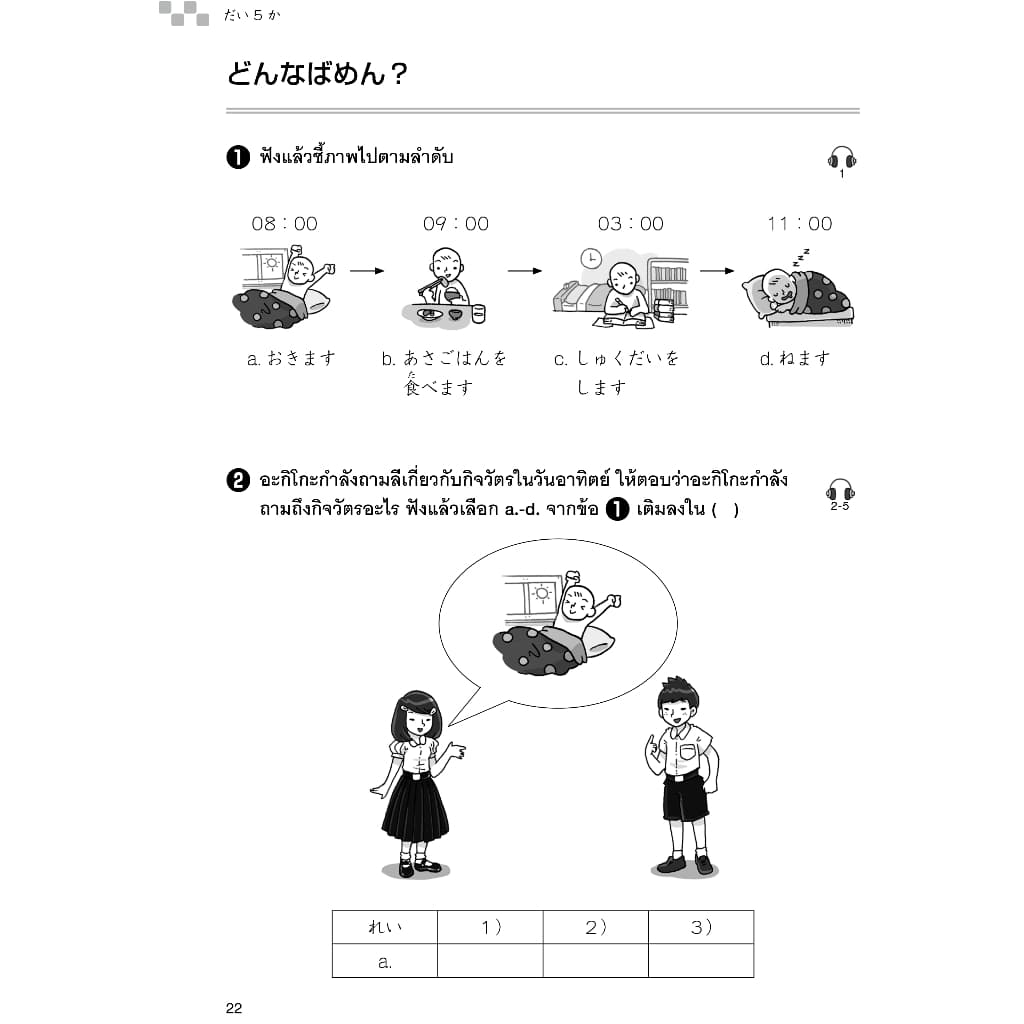 ภาษาญี่ปุ่น อะกิโกะโตะโทะโมะดะจิ 2 ฉบับปรับปรุง 9789744436986 รูปที่ 8