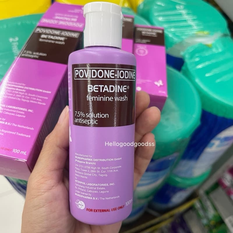เบตาดีน น้ำยาล้างจุดซ่อนเร้น Betadine Feminine wash ฆ่าแบคทีเรีย เชื้อรา ไวรัส รูปที่ 3