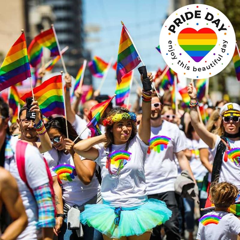 Dreamer ธง หลากหลายทางเพศ LGBT ขนาด lgbt flag ธงสีรุ้ง รูปที่ 8