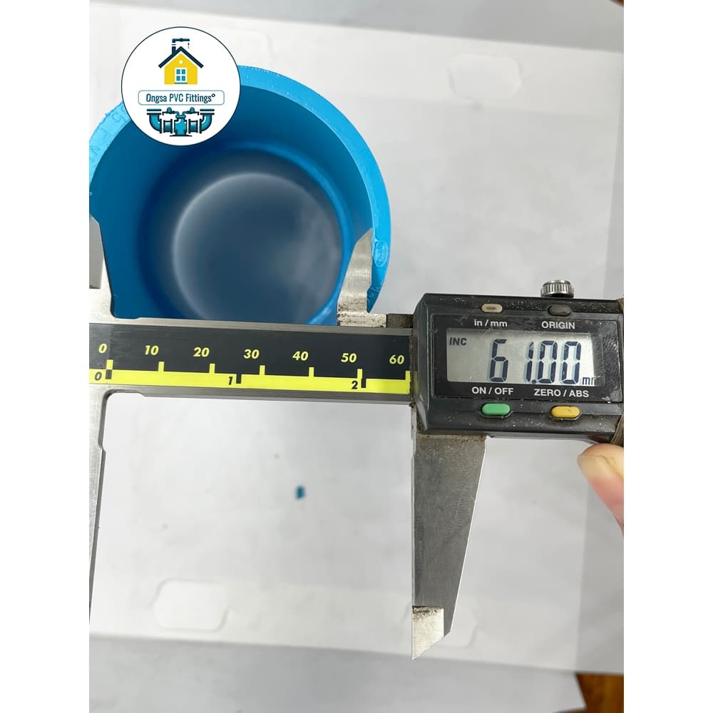 PVC ต่อตรงหนา ขนาด 2 นิ้ว ใช้สวมท่อ PVC ฟ้า มาตรฐานทั่วไป ราคาโรงงานผลิตมาเอง รูปที่ 4