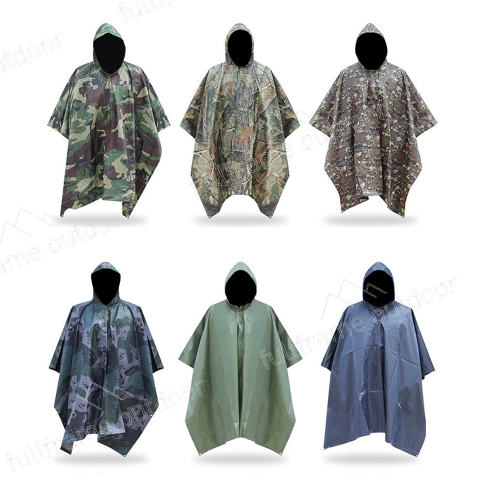 เสื้อกันฝน ชุดคลุมกันฝน แบบค้างคาว พร้อมถุงใส่ พับเก็บง่าย พกพาสะดวก รูปที่ 9