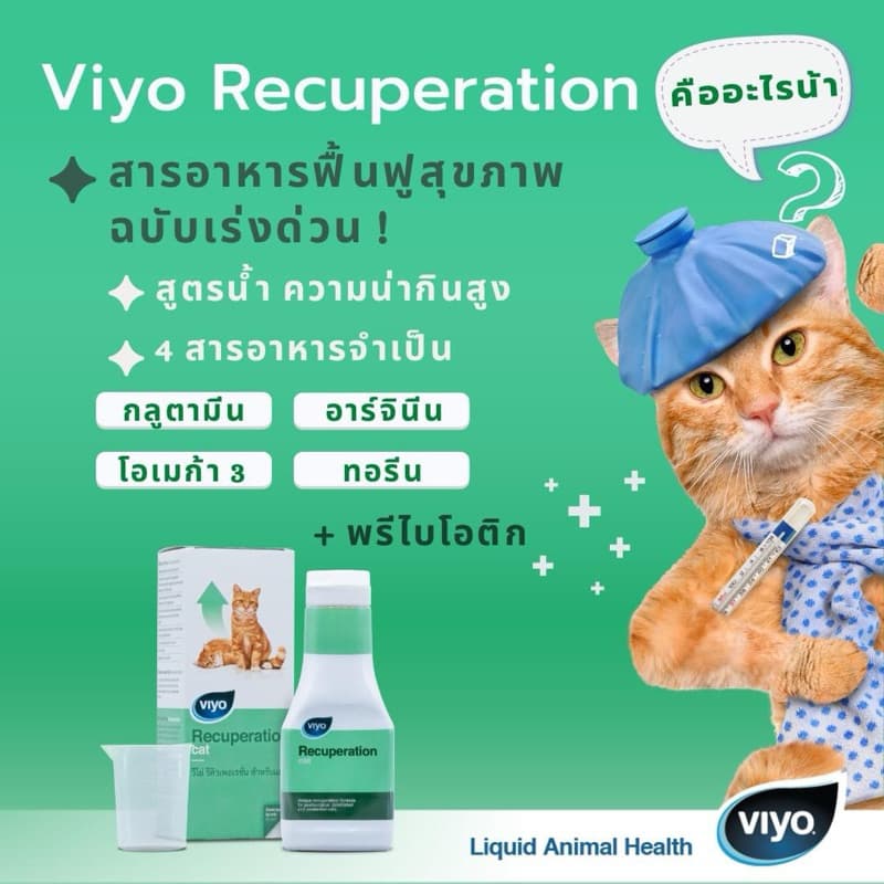 Viyo Recuperation 150 ml. อาหารเสริมสูตรน้ำ ความน่าทานสูง ไม่อยากอาหาร หรืออยากอาหารลดลง รูปที่ 4
